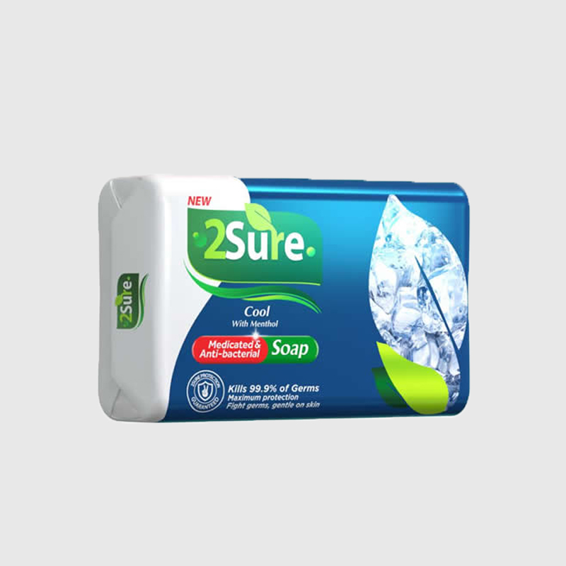 2SURE COOL WITH MENTHOL SOAP ANTI-BACTERIAL