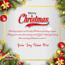 A SPECIAL CHRISTMAS WISH FOR U CARD