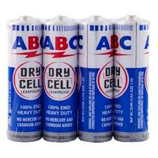 ABC  DRY CELL LEAKPROOF ALKALINE BATTERY