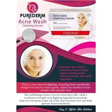 ACNE WASH CLEANSING TISSUES PUREDAM