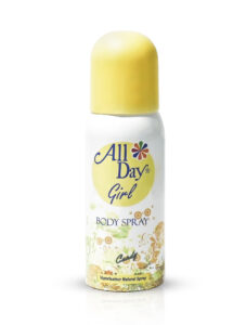 ALL DAY GIRL BODY SPRAY HONEY VANILLA 100M