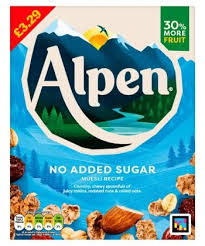 ALPEN NO ADDED SUGAR 550G