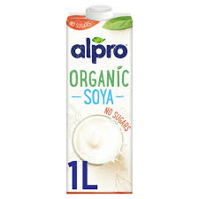 ALPRO ORGANIC SOYA NO SUGAR 1L