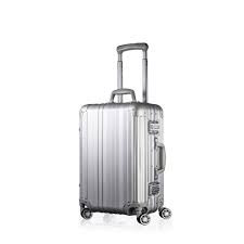 ALUMINIUM SILVER TRAVELLING BAG SMALL