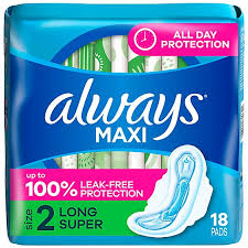 ALWAYS MAXI PAD BY 18