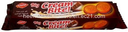 AMULYA BIG CREAM BITE CHOCOLATE FLAV. BISC