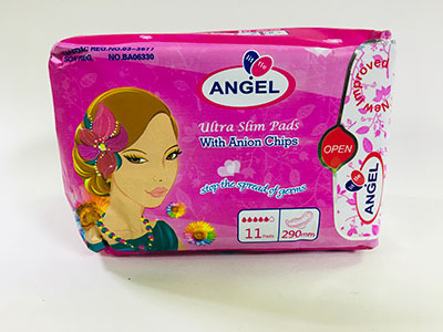 ANGEL MENTHOLATED SANITARY PADS