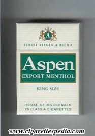 ASPEN EXPORT CIGARETTE