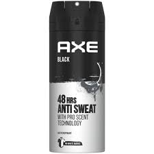 AXE BODY SPRAY ANTI TRANSPIRANT BLACK 150M
