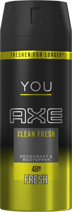 AXE BODY SPRAY CLEAN FRESH 150ML
