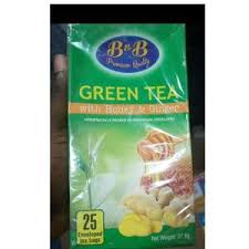 B N B GREEN TEA WITH HONEY GINGER