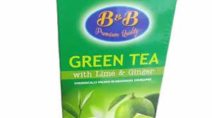 B N B GREEN TEA WITH LIME GINGER