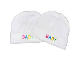 BABY WHITE NET CAP