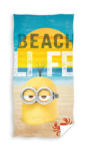 BEACH TOWEL BOYS MINIONS-BSW009