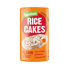 BENLIAN RICE CAKES SESAMES AND SALT 100G