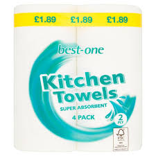 BESTONE KITCHEN TOWELS 4 PACK