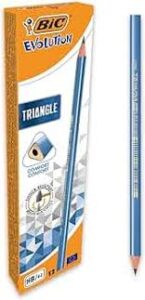 BIC EVOLUTION TRIANGLE HB/#2 X12 PENCIL