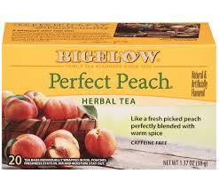 BIGELOW PERFECT PEACH HERBAL TEA