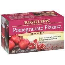 BIGELOW POMEGRANATE PIZZAZZ HERBAL TEA
