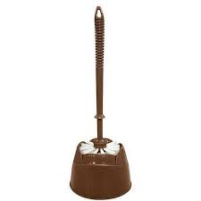 BROWN TOILET BRUSH