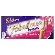 CADBURY FABULOUS FINGERS 110G