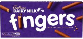 CADBURY FINGERS IN DAIRY 114G