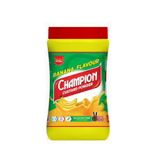 CHAMPION BANANA FLAVOUR CUSTARD POWDER 400G
