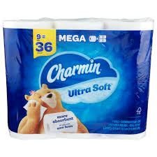 CHARMIN ULTRA SOFT TISSUE BY 6ROLLS
