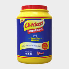 CHECKERS CUSTARD POWDER VANILLA JAR 1KG