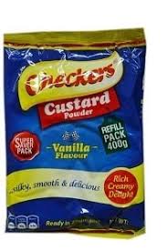 CHECKERS CUSTARD VANILLA  POUCH 400G