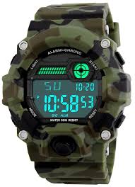CHILDREN BIG ARMY O-SHOCK WRIST WATCH