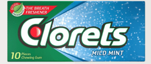 CLORETS GUM ORIGINAL BIG NEW