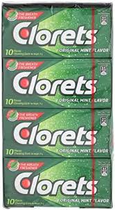 CLORETS ORIGINAL MINT FLAVOUR 10PCS