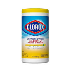 CLOROX DISINFECTING 85 WIPES 598G