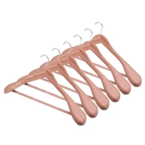 COLOURED SUEDE HANGER BY 6PCS