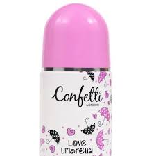 CONFETTI LONDON LOVE UMBRELLA ROLL ON 50ML