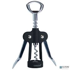 CORKSCREW WINE OPENER BLACK