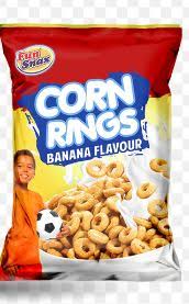 CORN RINGS CHOCOLATE BANANA FLAVOUR