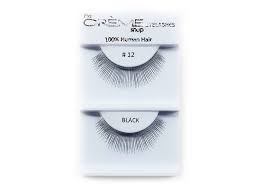 CREME EYE LASHES 12 BLACK