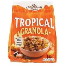 CROWNFIELD TROPICAL GRANOLA 1KG