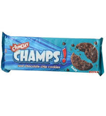 CRUNCHY CHAMPS CHOCOLATE CANDY COOKIES 120