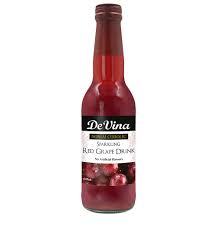 DE VINA SPARKLING RED GRAPE DRINK 330ML CA
