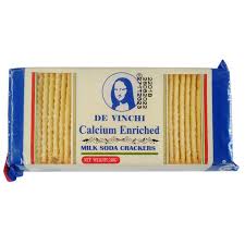 DE VINCHI CALCIUM ENRICHED MILK SODA CRACKERS 248G