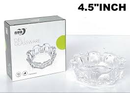 DELI GLASSWARE GLASS ASH TRAY