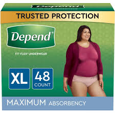 DEPEND FITFLEX UNDERWEAR FOR WOMEN XL