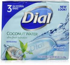 DIAL COCONUT WATER SOAP BY 3