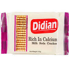 DIDIAN RICH IN CALCIUM MILK SODA CRACKER. 100G