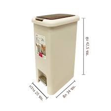 DOUBLE COVERED TRASH BIN 10L