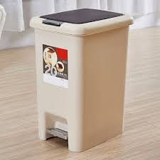 DOUBLE COVERED TRASH BIN 20L
