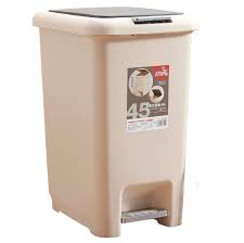 DOUBLE COVERED TRASH BIN 45L